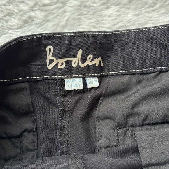 Boden chino pants ankle zip cuff size 6 - Picture 11 of 13